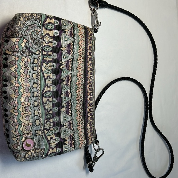 Sak Roots Campus Mini Crossbody, Violet One World Print - Picture 2 of 2